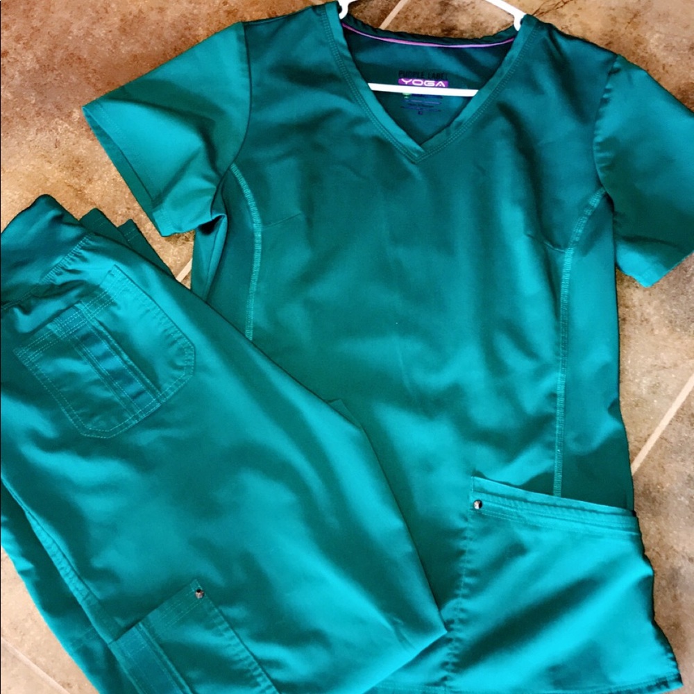 Healing hands purple label yoga scrubs